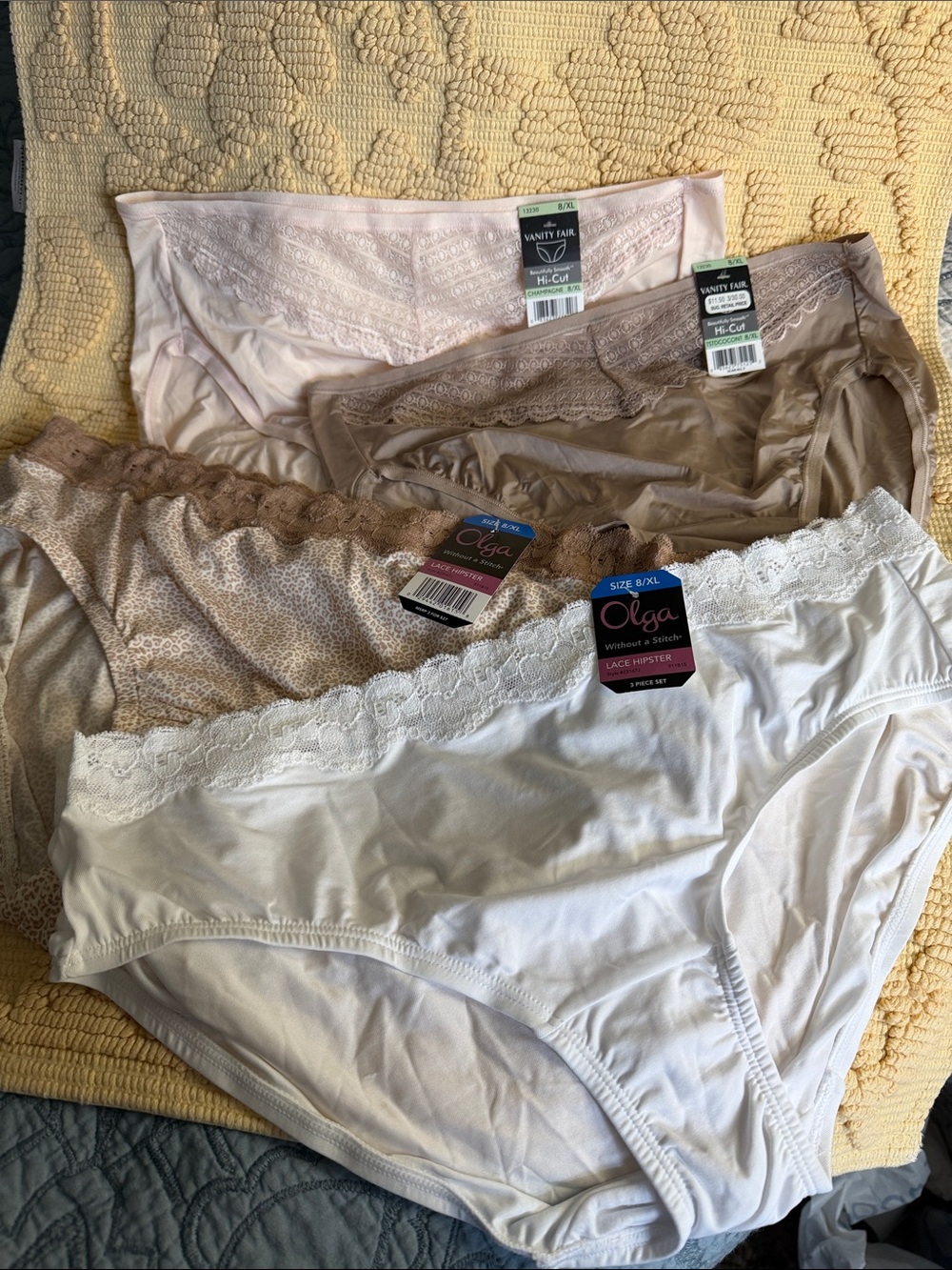 Ladies Underwear Vanity Fair and Olga Size 8/XL
